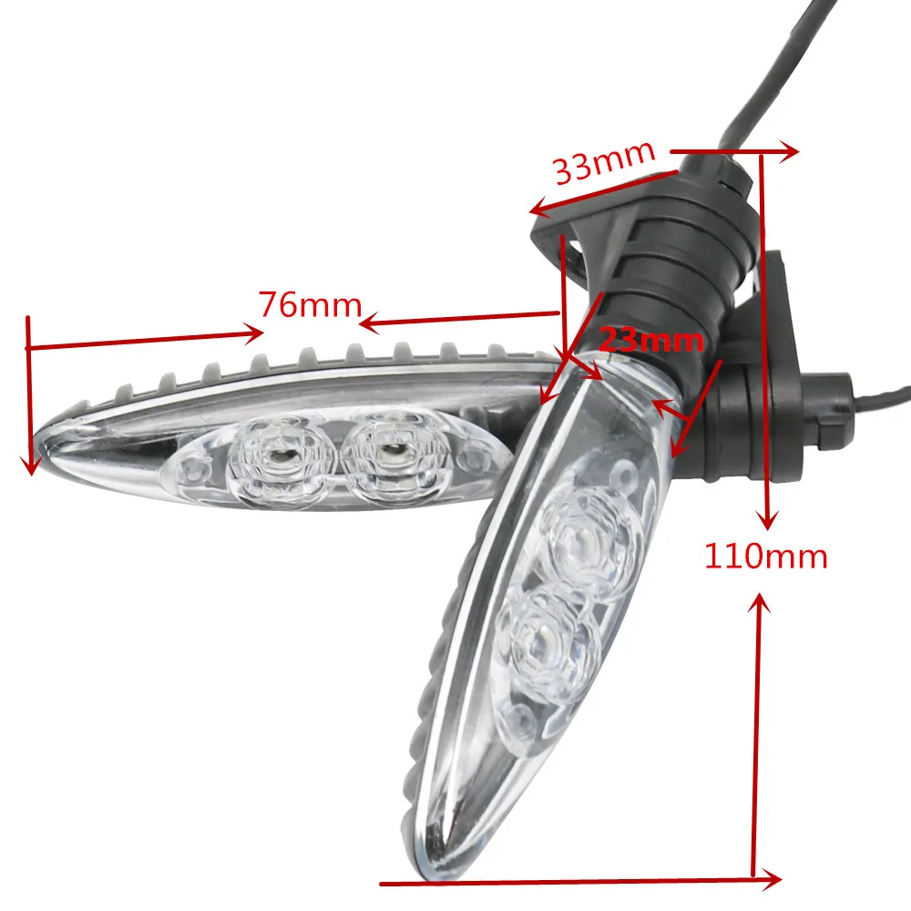 СВЕТОДИОДНЫЕ указатели поворота для BMW F650GS R1200R S1000RR F800GS/R K1300S G310R/GS F800ST 2 шт. |
