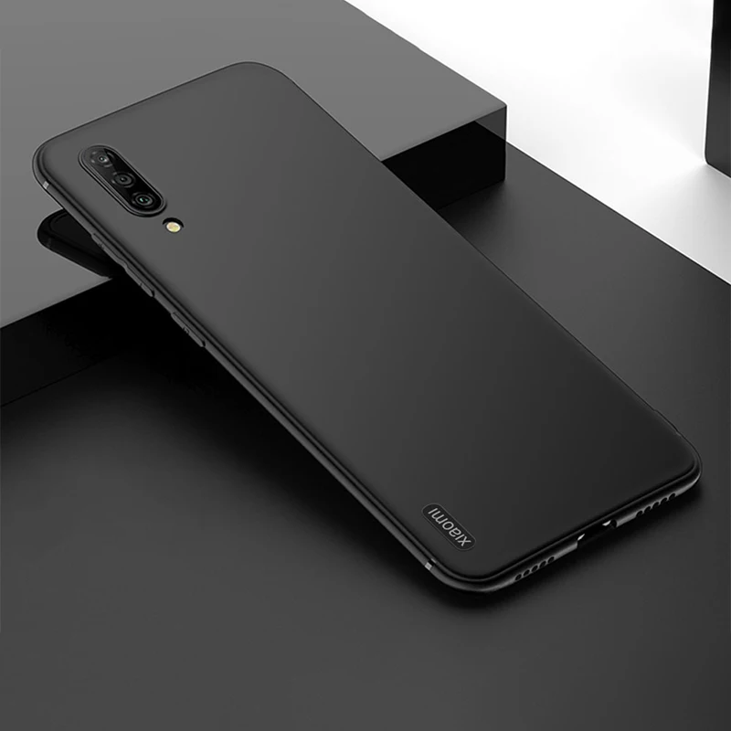Черный Мягкий чехол Keajor для Xiaomi mi A3 9 Lite, чехол из ТПУ, силиконовый бампер, красивая задняя крышка для Xiaomi mi CC9 CC9e A3 mi 9 lite - Цвет: Черный