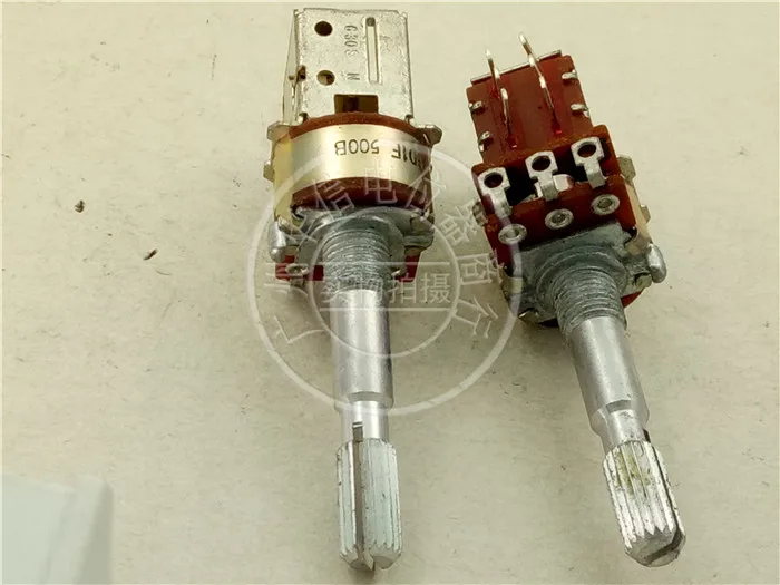 

Оригинальный новый 100% импортный 148 Тип один ремень потяните переключатель потенциометра B500R ручка длинный 35 мм сливы цвести вал