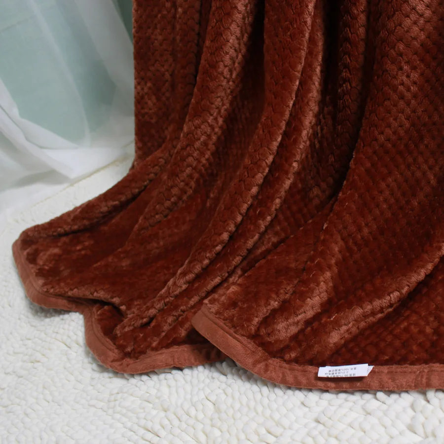 Толстый супер мягкий фланелевый плед с рисунком кукурузы ананаса сплошной цвет