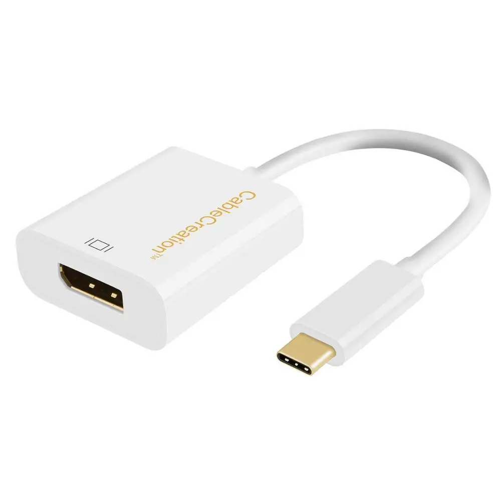 USB C к DisplayPort 4K @ 60HZ кабель типа (DP Alt Mode Thunderbolt 3 совместимый) адаптеру DP|displayport