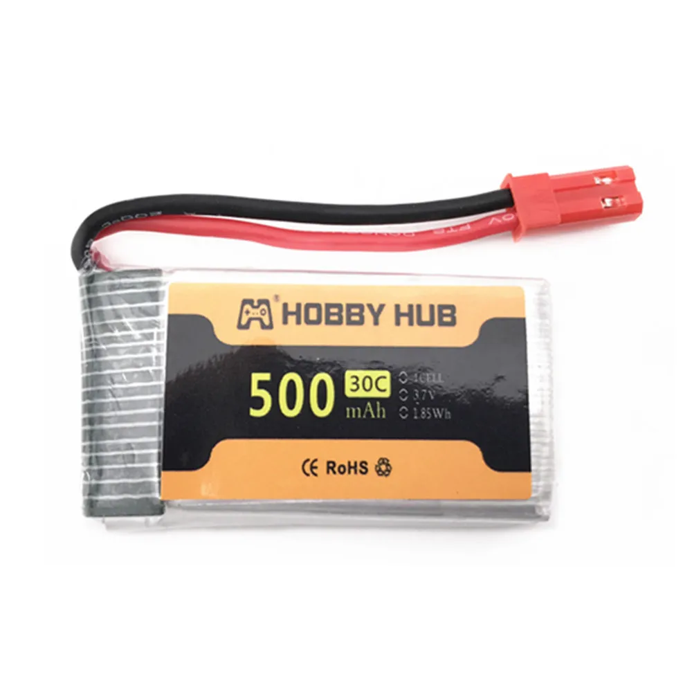 3.7V 500mAh 30C 802540 Rechargeable lipo Battery For X400 X500 X800 HJ818 HJ819 1315S 509W DFDF161 Quadcopter + USB Charger Set | Игрушки и