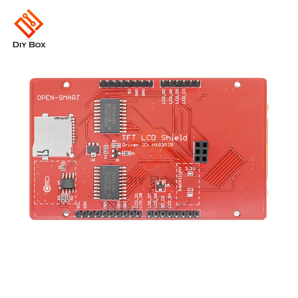 3," 3,2 дюйма 240X400 TFT lcd сенсорный экран расширительный экран светодиодный модуль 5 В/3,3 В с стилусом для Arduino