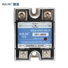 Твердотельный релейный модуль 60A, SSR-60DD от 3 до 32 В, постоянный ток до 5  220 В, релейный модуль постоянного тока для ПИД-температуры, контактное устройство, KS1-60DD, без контактов