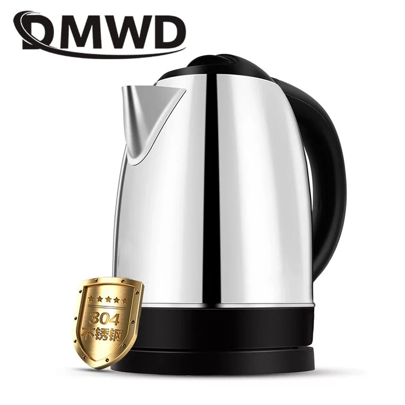 DMWD 1.5L Сплит Стиль Электрический чайник плита из нержавеющей стали Автоматическое отключение питания быстрый горячий водогрейный котел нагреватель чайник ЕС вилка