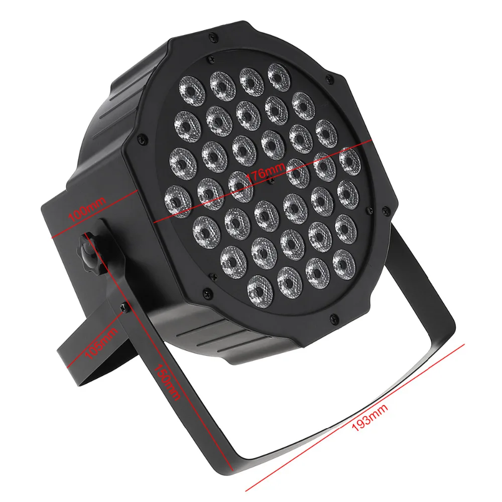 2шт Диско/сцена/бар 36LED RGB Стробоскоп вспышка лампа с подставкой и DMX