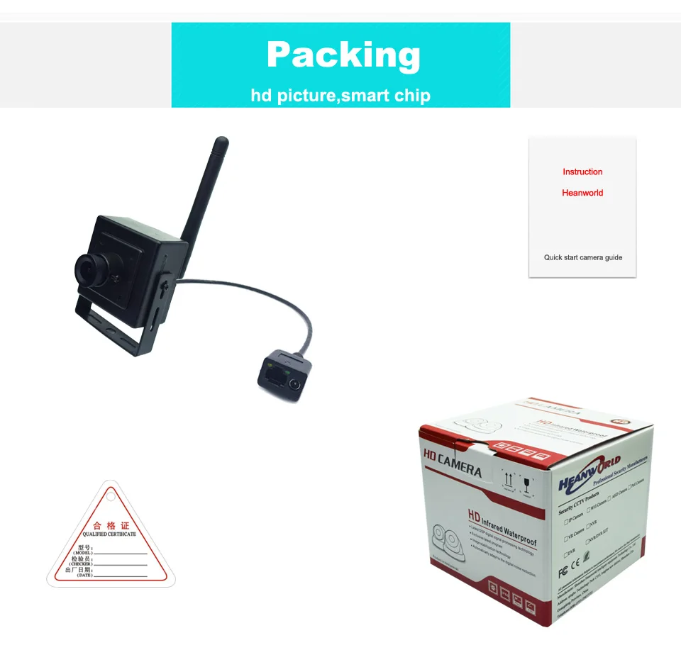 Mini IP Camera WiFi 720P Wireless Security Camera Audio CamHi App CCTV Surveillance Cam Support Micro SD Card Recording PC ONVIF