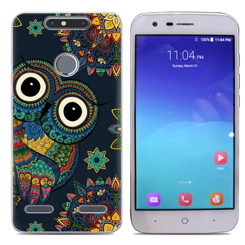 Чехол для ZTE Blade V8 Lite чехол 5 0 дюймов милый мультяшный мягкий из ТПУ Fundas |
