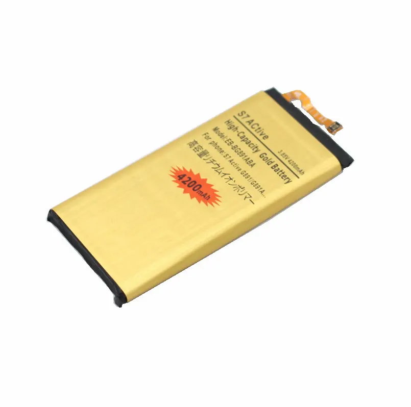 10 шт./лот 4200 мАч EB-BG891ABA замена батарея золотого цвета для Samsung Galaxy S7 Active G891 SM-G891A