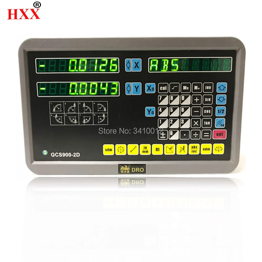 Полная цифровая индикация системы дисплей GCS900 2D с двумя шт 1u оптические линейные