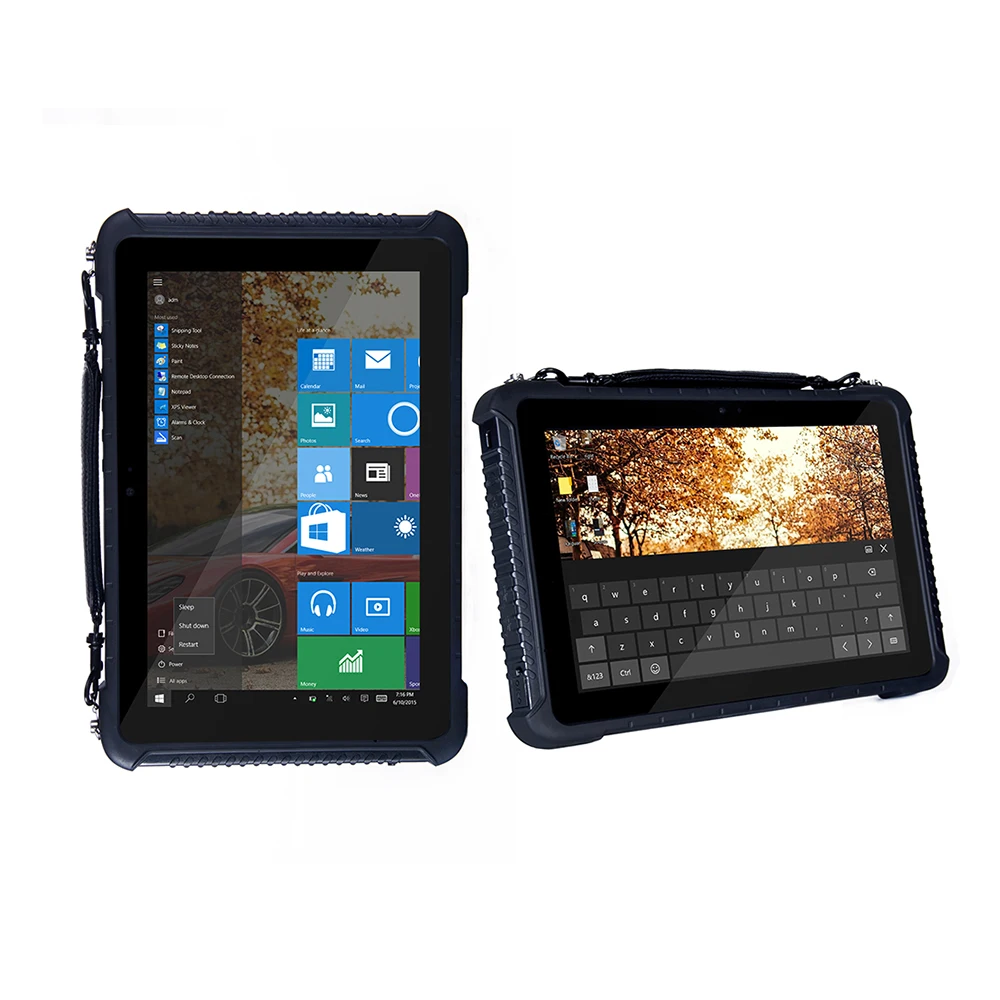 Прочный планшетный пк 2021 Windows OS Industrial Z8350 CPU 1D 2D сканер штрих-кода 4 гб озу 64 пзу 10 1