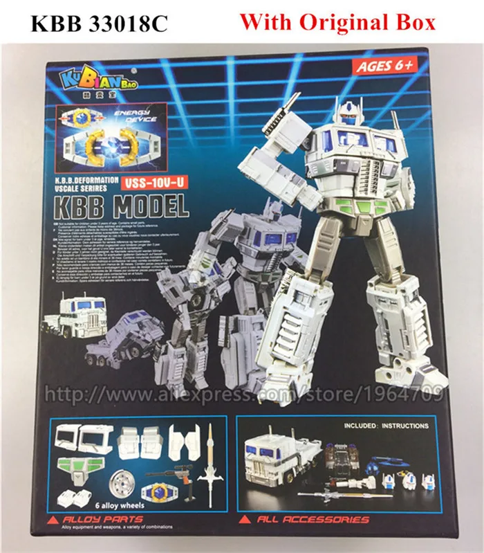 Оригинальная коробка Kubianbao 19 см Трансформационные игрушки крутой сплав G1 MP10V фигурка робота модель автомобиля ребенок взрослый Коллекция игрушек на подарок