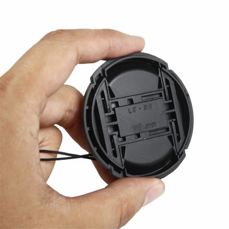 

58mm 67 52mm 49mm - 77mm Center Pinch Lens Cap Cover for Canon nikon d5100 d5200 d3300 1200d d3200 d3100 cokin lens accessories
