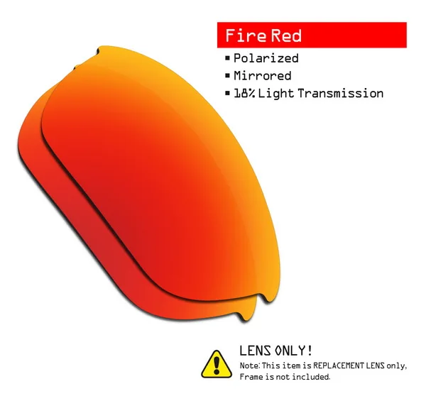 Fire Red-ShieldCoat Дропшиппинг SmartVLT замена линз поляризационные для солнцезащитных очков оакли Половина Куртка 2,0-несколько пар упакованы - Цвет линз: Fire Red-ShieldCoat