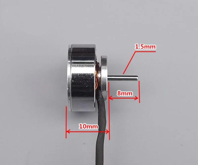 4 шт. 1405 6500KV бесщеточный двигатель 1 5 мм диаметр вала M1.4 отверстие для FPV RC Racing