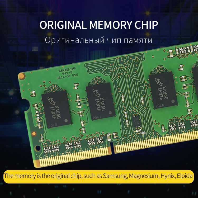 Mllse ноутбук Sodimm Ram DDR3 4GB 1600mhz 1 5 V память для ноутбука PC3 12800S 204pin без ECC RAM