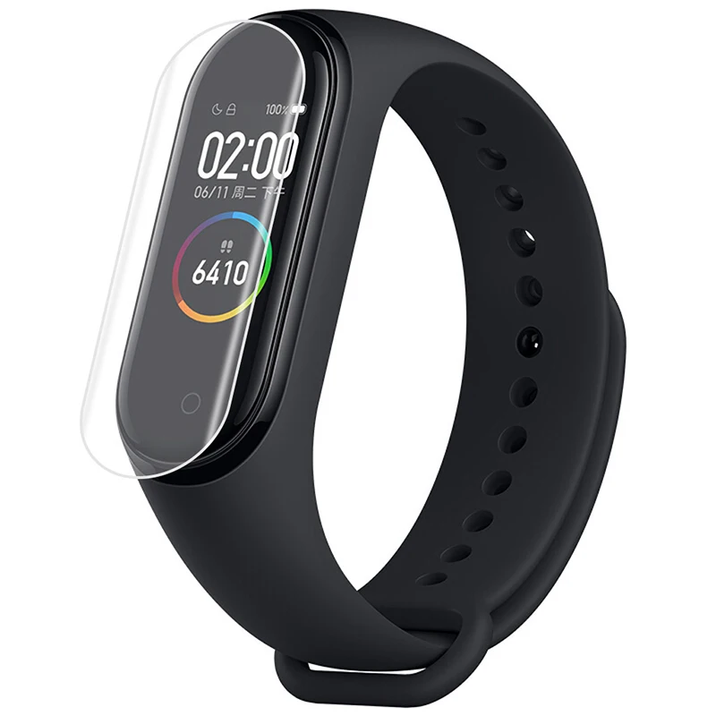 10 шт. для Xiaomi mi Band 4 защитная пленка для экрана mi band4 умный Браслет полное покрытие ультра тонкая пленка для защиты экрана mi 4