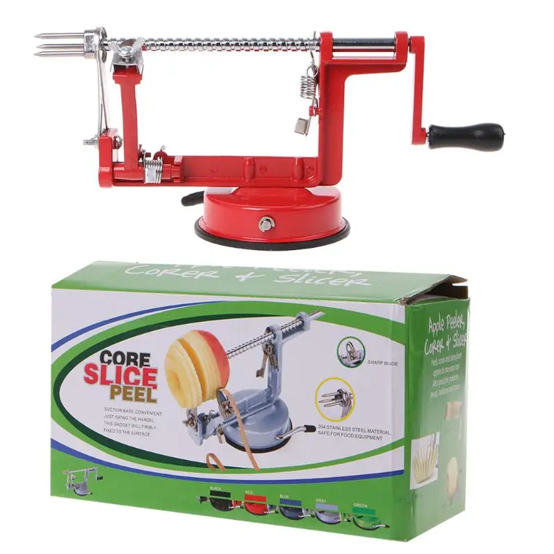

Stainless Steel 3 in 1 Apple Peeler Fruit Peeler Slicing Machine Apple Fruit Machine Peeled Tool Dropshipping