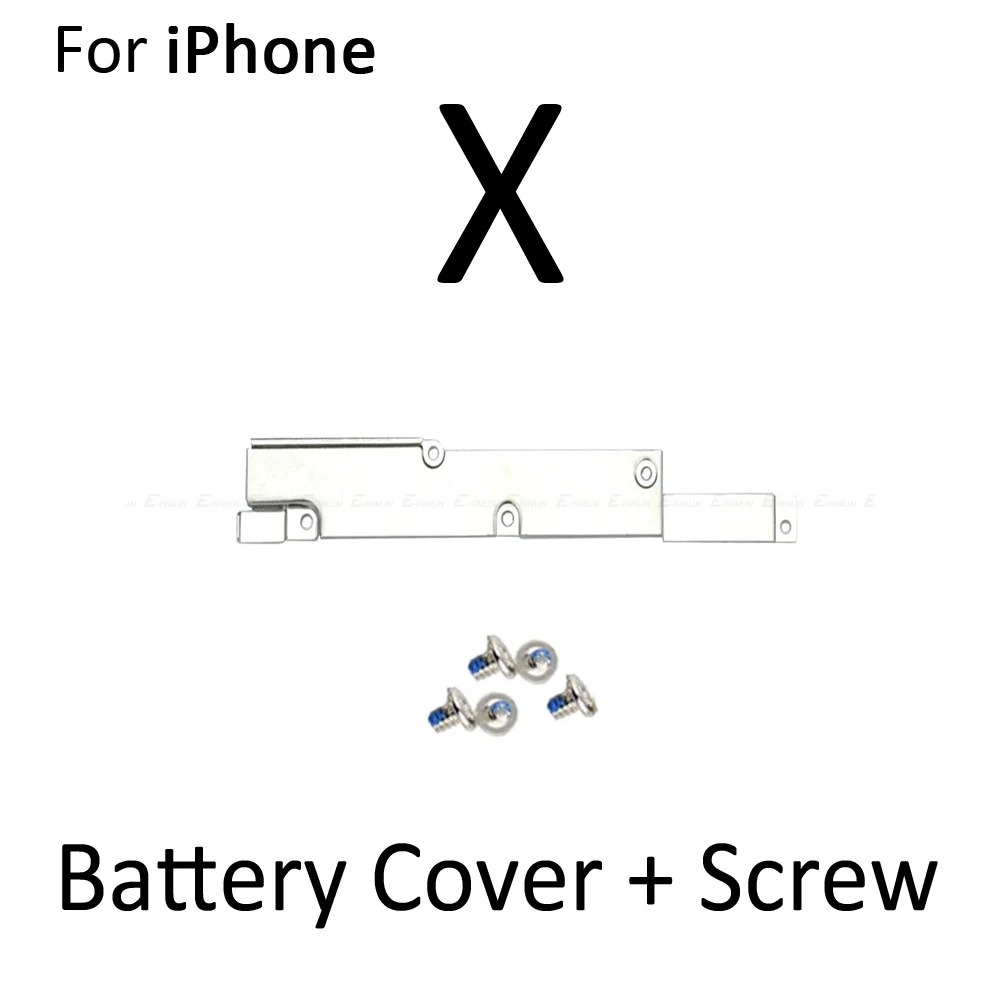 5 комплектов крышка Держатель винт для iPhone 6 6S 7 8 Plus X XS Max батарея ЖК сенсорный экран гибкий кабель металлический держатель кронштейн