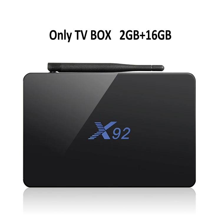 Only TV BOX 2GB 16GB ILEPO tv Box X92 Android 7,1 Smart Amlogic S912 Восьмиядерный 64 бит 2G/16G 3g/16G Поддержка 2,4/5 ГГц WiFi Android бокс ТВ коробки - Цвет: Only TV BOX 2GB 16GB