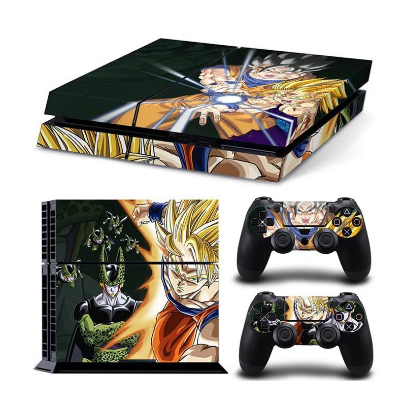 Виниловая наклейка на чехол Dragon Ball Super Son Goku защитная консоль Sony PlayStation 4 и 2