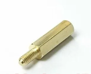 

20Pcs M3 Hex Copper Column 50+6mm For Circuit board installation/car chassis Bracket/Robot Car Parts F05103