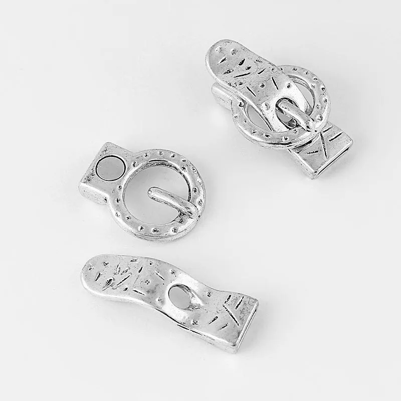 5 комплектов ювелирных изделий плоская Магнитная застежка для 10 мм плоский