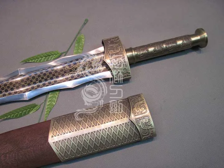 S5315 Фильм аниме HEROINE MULAN SWORD BLACK WEB NET шаблон лезвия W/ TWO FULLERS &amp WOOD SCABBARD 32 4&quot|mulan sword|black