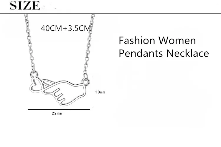 LUKENI Trendy Give You My Heart Pendants Neckelace For Women Jewelry Fashion 925 Sterling Silver Necklace Girl Lovers Christmas | Украшения