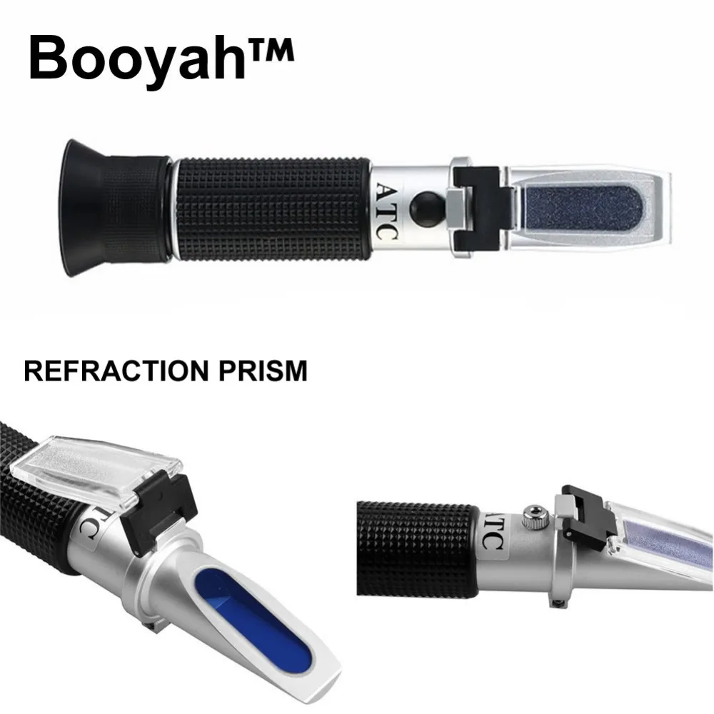 Рефрактометр для эмульсии Booyah 0-15% высококачественный ручной тестер резки с