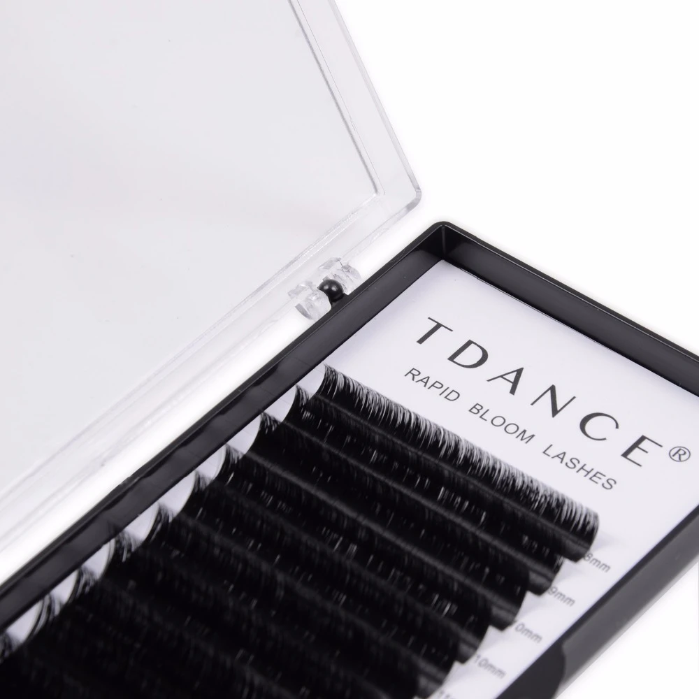 Tdance 5 шт./лот быстрого Цветущий объем ресниц для наращивания self Раздувание Быстрый вентилятор Индивидуальные ресницы быстрого Цветущий ресниц