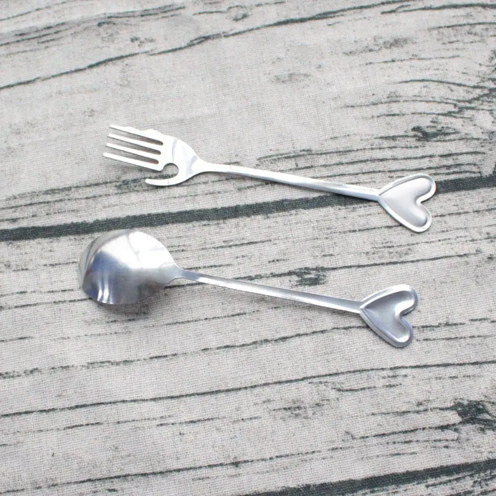 2 шт. серебристые столовые приборы из нержавеющей стали|fork set|stainless forkstainless steel fork |