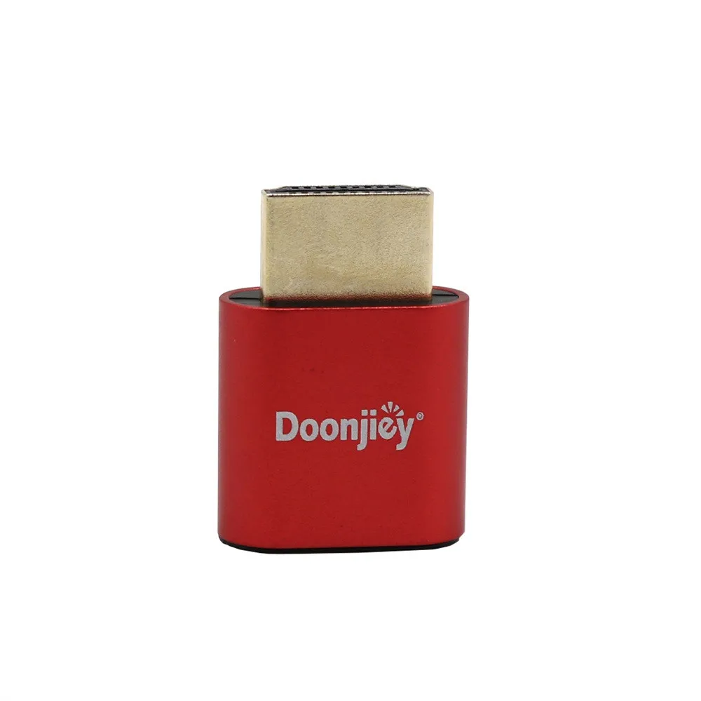 Doonjie VGA виртуальной Дисплей адаптер HDMI1.4 DDC EDID заглушка Дисплей emulatorcomputer/HDTV/ноутбук в аудио-видео кабель