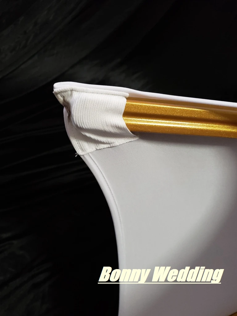 100 шт. универсальные чехлы для стульев белые спандекс свадеб|chair mp3|ribbon machineribbon printer