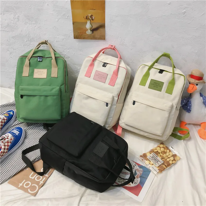Fashion Backpack Women Teenage Girls Cute Schoolbag Laptop Bagpack Harajuku Kawaii Book For 2019 | Багаж и сумки
