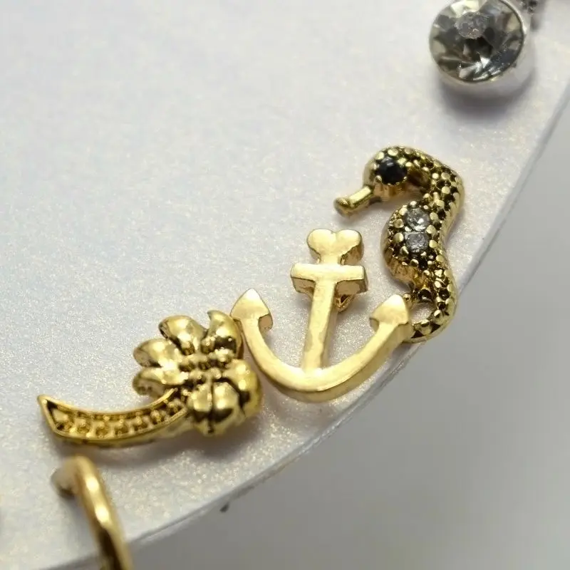 (12 шт./компл.) океан коллекция имитация жемчуга панцирь черепахи морской конек