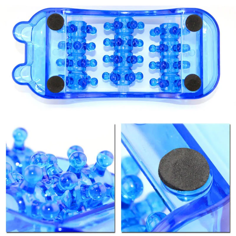 Массажер для ног Spa подушка массажа 3 ряда роликовый массажер инструмент