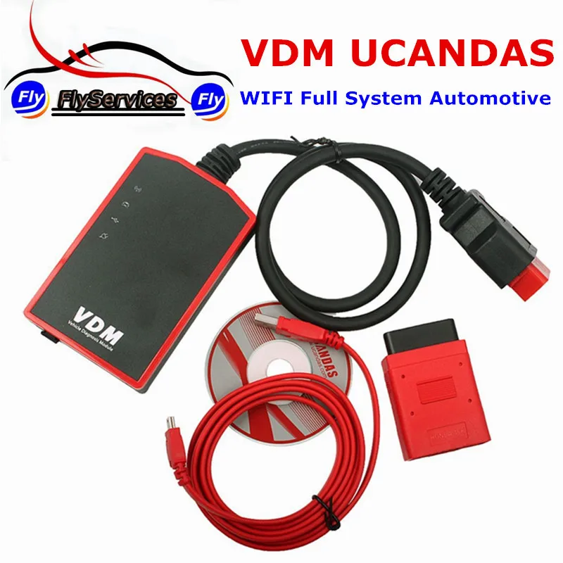Последние Дизайн v3.82 UCANDAS ВДМ WI FI профессиональный инструмент диагностики Полный