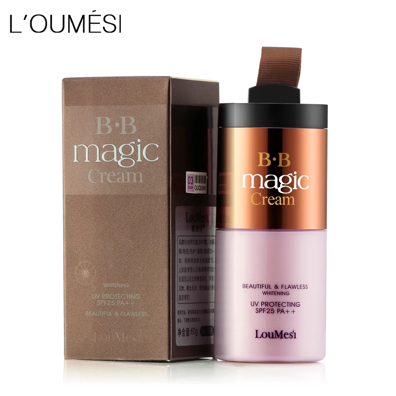 Loumesi bb крем с консилером консилер УВЛАЖНЯЮЩАЯ основа макияж чистый цвет