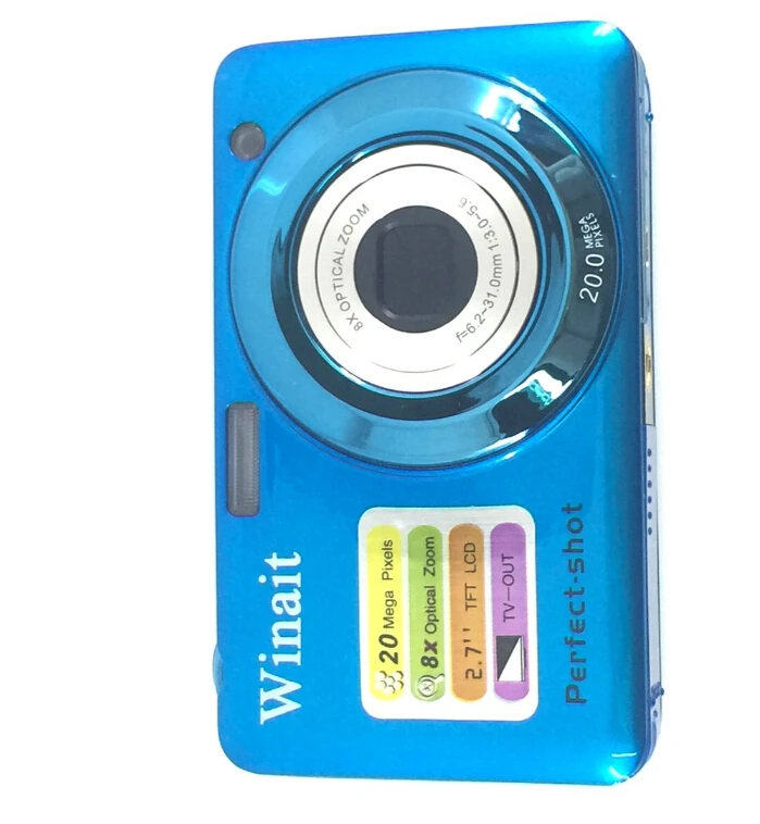 Winait 20Mp 8x оптический зум Цифровая камера мини HD 1280*720 2 7 &quotTFT ЖК дисплей