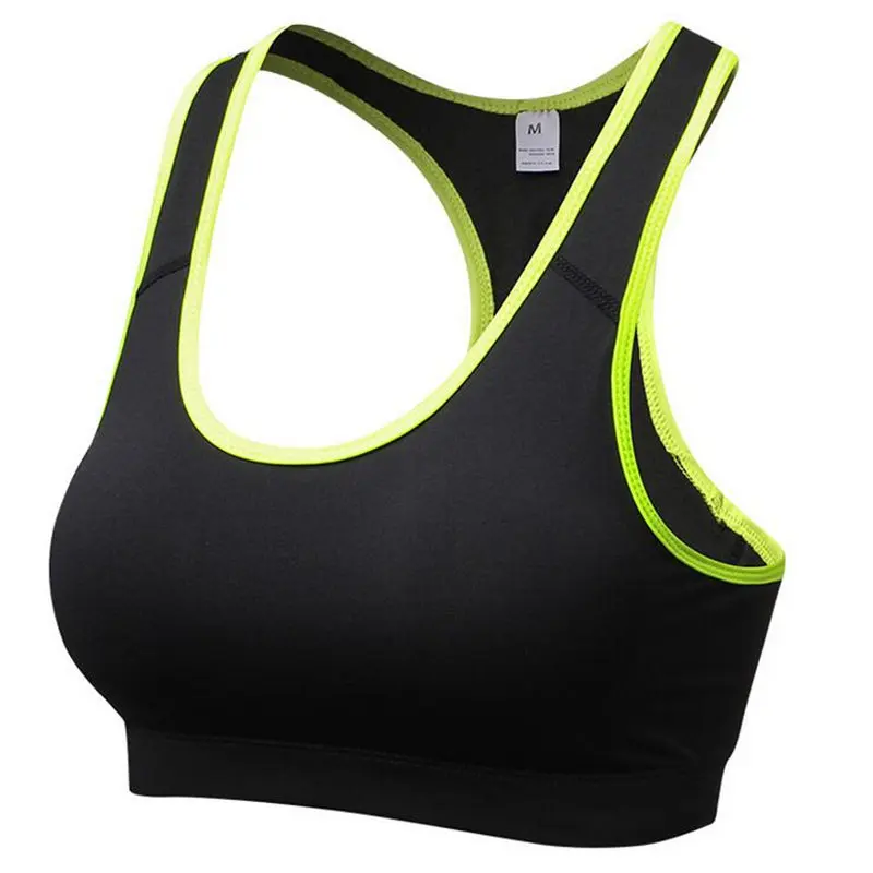 

2018 Women's Fitness Yoga Sports Bra Running Gym Fitness Seamless Push UP Tank Top Breathable Quick Dry Sports Bra For Girls