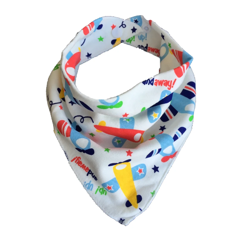 Newborn Baby Bibs double Cotton baby scarf Bib Bandana Baberos For Kids Girls Boys Clothing Feeding Accessories | Детская одежда и