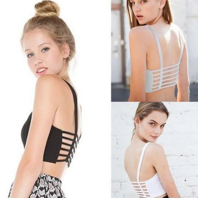 Женский укороченный топ на бретельках Летний Пляжный жилет с вырезами