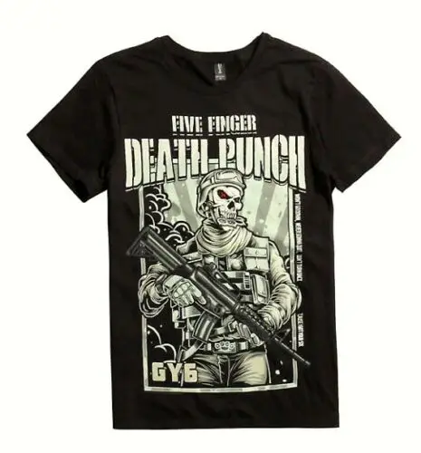 Футболка Five Finger Death Punch 5FDP GOT YOUR SIX новая аутентичная и официальная|Мужские