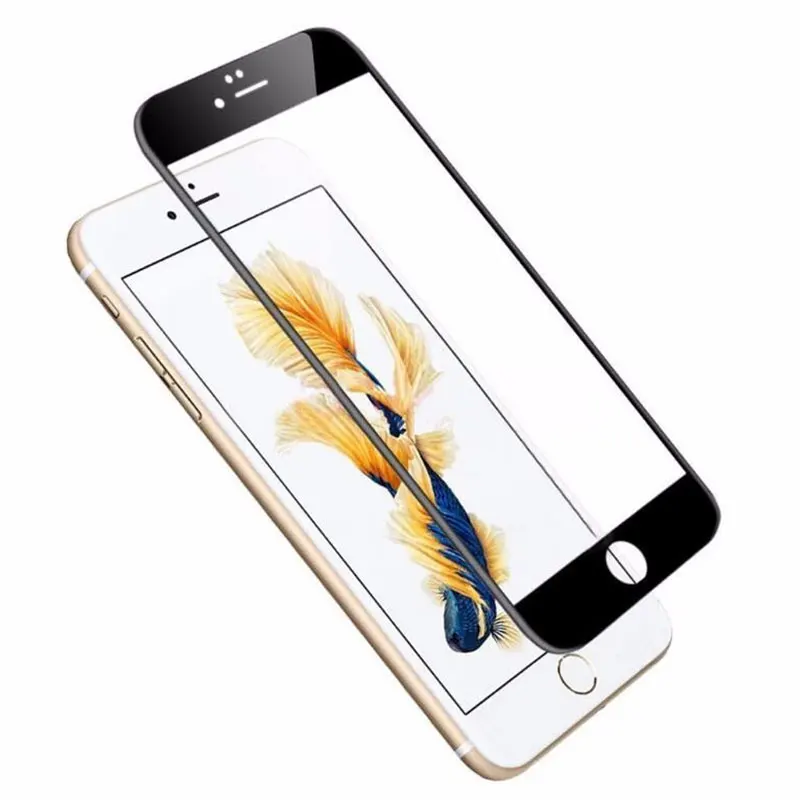 Стеклянный 3D чехол с полным покрытием для iPhone X 6 6S 7 8 из закаленного стекла XS XR MAX 6s