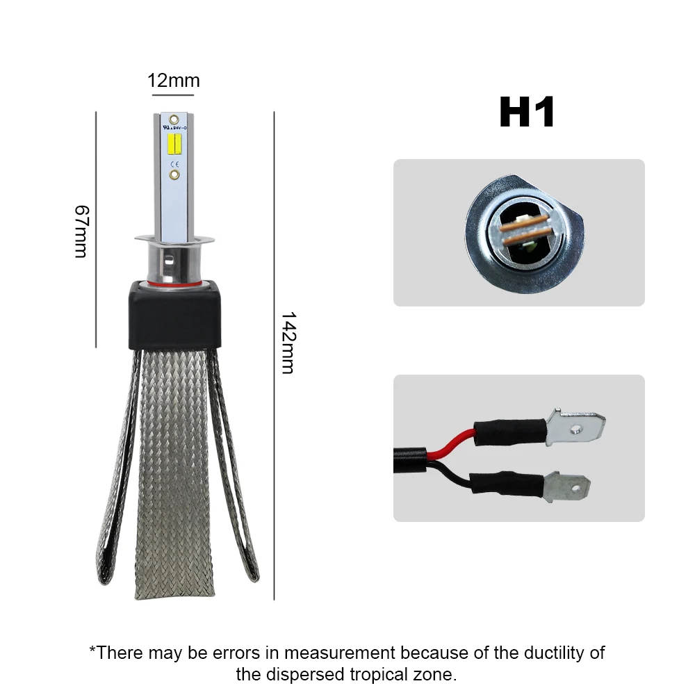 CROSSFOX 12V 60W 3000K 4300K 6000K Авто Лампа H7 светодиодный H4 H1 H11 9005 9006 9003 HB2 HB3 HB4 H3 светодиодный 9600LM автомобилей головной светильник Светильник лампы