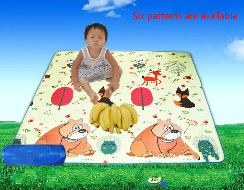 Детский Стиль Открытый туристический шатер пляжный коврик для пикника 2*1 5