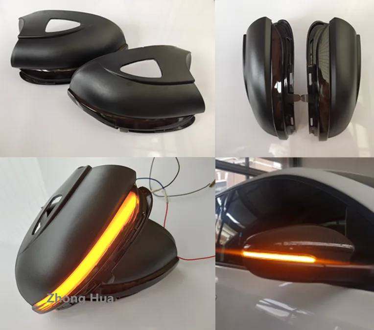 Динамический зеркальный индикатор мигалка для гольфа MK6 G-TI 6 R линейный боковой светодиодный автомобильный сигнальный светильник Touran