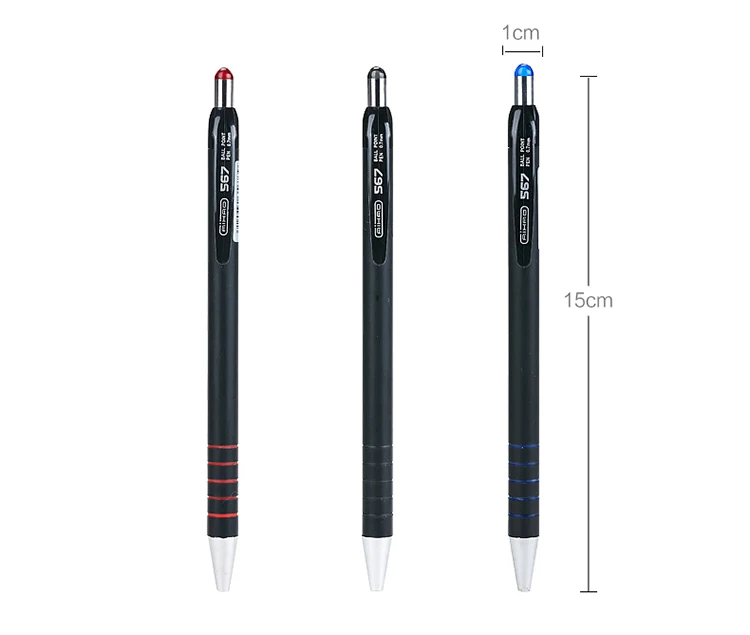 Aihao AH-567 0,7 мм красная шариковая ручка офисные и школьные принадлежности 24 шт./лот