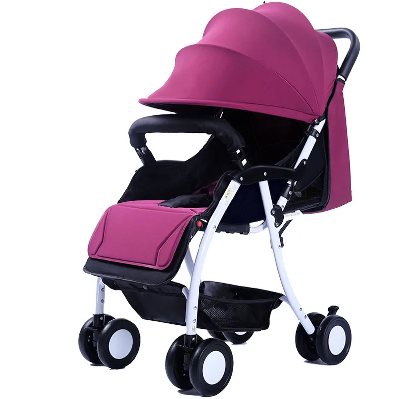Бесплатная доставка детская коляска легкая портативная складная тележка для